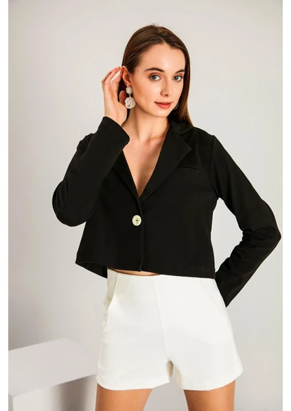 Alexander Gardi Alexandergardı Crop Blazer Ceket (B21-21400)