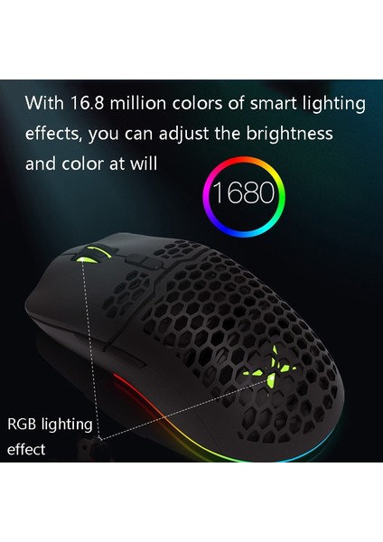 Kablolu Oyun Mouse 3325 Destek 10000DPI (Yurt Dışından)