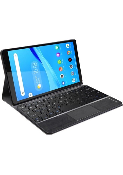 Samsung Galaxy Tab A 8.0 2019 T290 T295 Bluetooth Touchpad Klavye + Standlı Kılıf - Bkk5