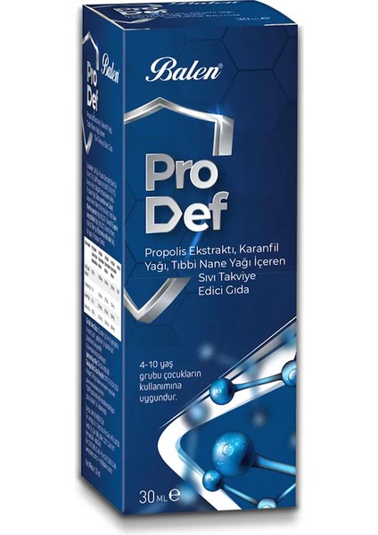 Prodef Propolis Karanfil Yağı Içeren Boğaz Spreyi 30 ml