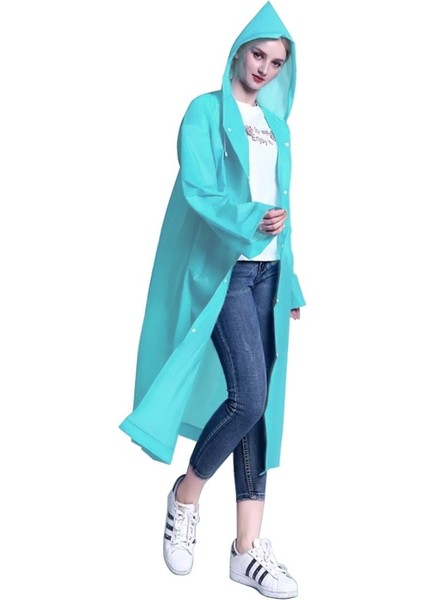 Unisex Eva Kumaş Su Rüzgar Geçirmez Yağmurluk