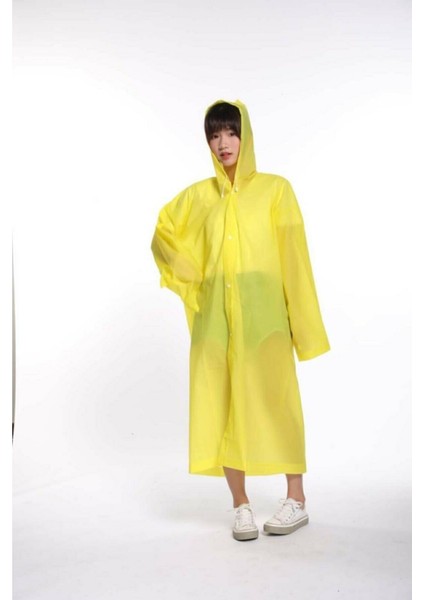 Unisex Eva Kumaş Su Rüzgar Geçirmez Yağmurluk