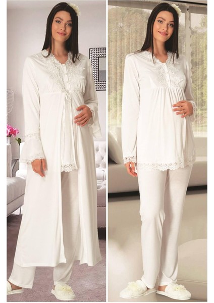 Lohusa Pijama Sabahlık Takım Carpediem 1517