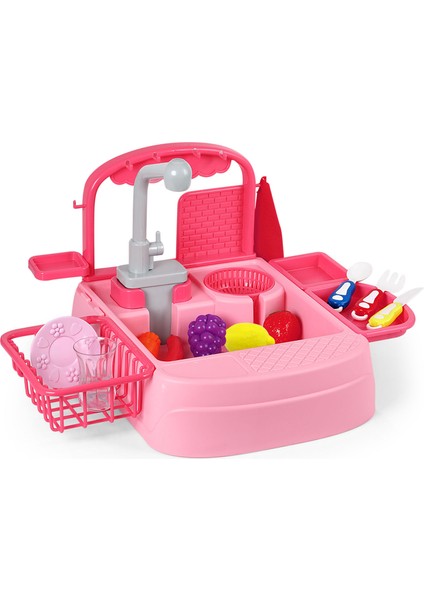Galtoys Pilli Mutfak Lavabosu Pembe