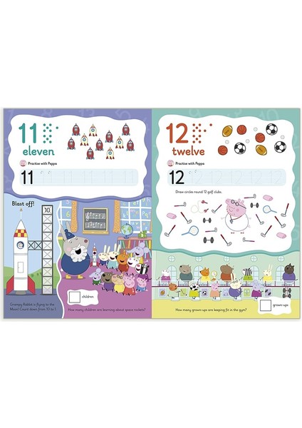 Peppa Pig: Practise With Peppa: Wipe-Clean First Counting