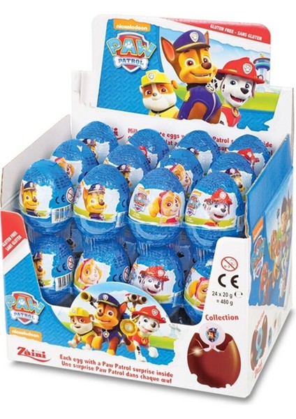 Paw Patrol Sürpriz Yumurta Surprise Eggs 24 x 20 gr Özel Seri Lisanslı Yumurta