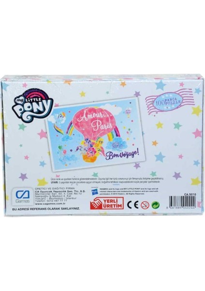 My Little Pony 100 Parça Kiz Çocuk Puzzle CA.5010