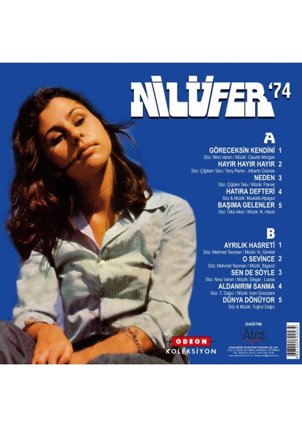 Nilüfer - Nilüfer 74 (Plak)