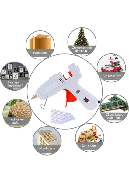 Silikon Tabancası 60-100 W 15 Kalın Mum Ile fiyatları