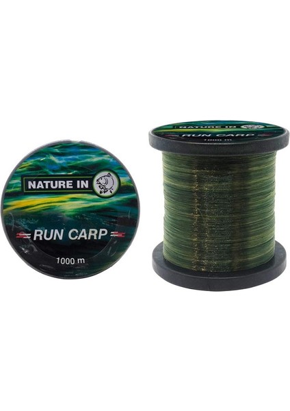 Run Carp 0,45MM 1000M Yeşil Bobin Misina