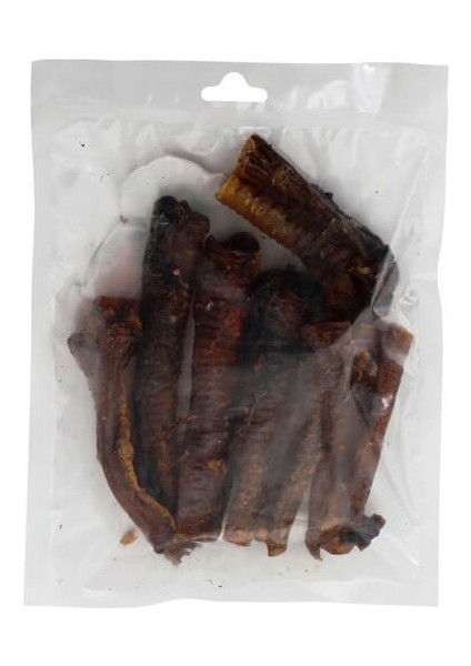 Kurutulmuş Parça Kuzu Gırtlak Köpek Ödül Maması 15 cm 100 gr