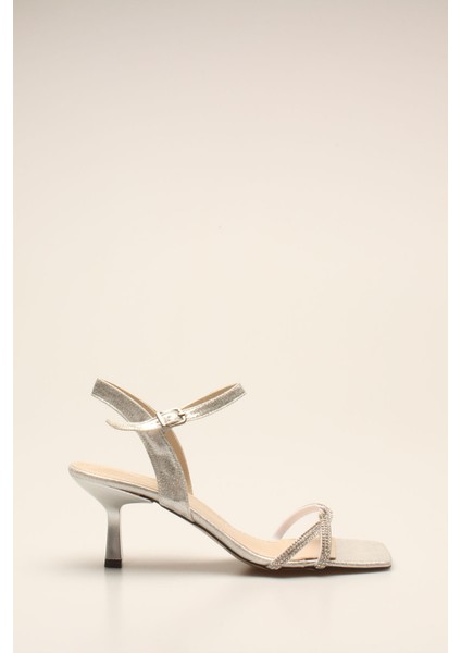 Plus Gümüş Talşı Kadın Topuklu fiyatları