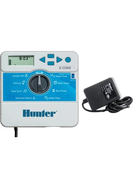 Hunter XC-401I-E 24V Elektrikli 4 Hat Sulama Zaman Saati
