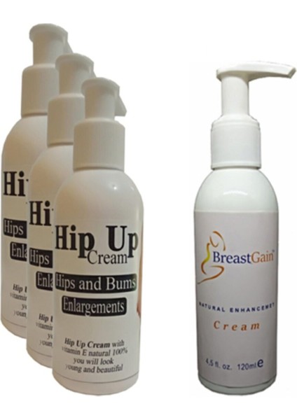 Hipup Kalça Kaldırma,,sıkılaştırıcı Krem 120 ml 3AD Breastgain Toparlayıcı Göğüs Bakım Kremi