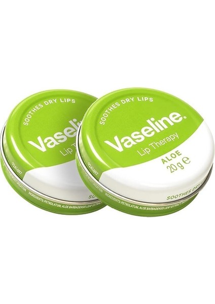 Dudak Nemlendirici Aloe Vera 20G X2
