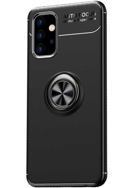 Samsung Galaxy A32 5g Kılıf Kamera Çıkıntılı Renkli Yüzüklü Standlı Mıknatıslı Kapak (Ravel)