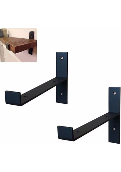 Karadeniz Dizayn 2 Li Raf Ayağı Raf Ayağı Duvar Raf Ayağı