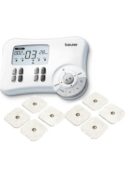 Em 80 Kaslar Için Terapi Masaj Ems Cihazı ve 8'li Set Yedek Elektrodlar indirimleri