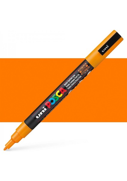 Posca Pc-3m (0.9-1.3mm) Parlak Sarı