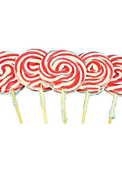 Candymaker's Sosyete Lollipop Şeker 5X30 gr Kırmızı