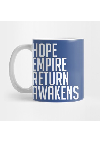 Hope | Empire | Return | Awakens Star Wars Kupa Bardak