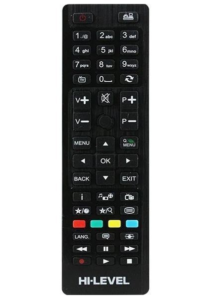 Hı-Level Siyah Tuşlu Lcd*led Tv Kumanda