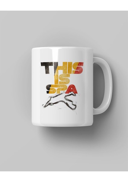 This Is Spa Baskılı Beyaz Kupa Bardak
