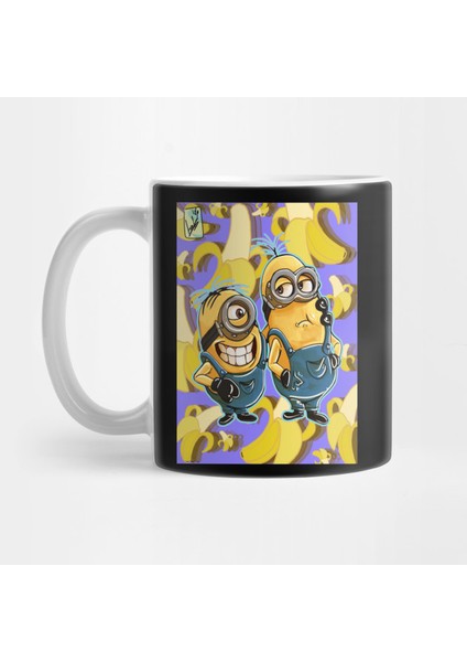 Minions Despicable Me Bananas Cartoon Minyon Kupa Bardak