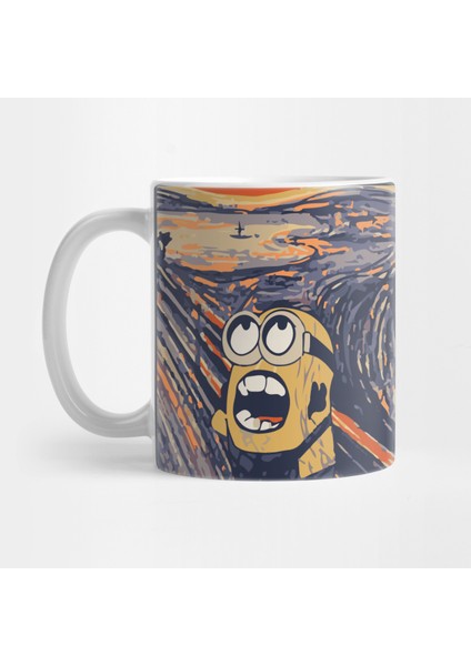 The Screaming Minion Edvard Munch Minyon Kupa Bardak