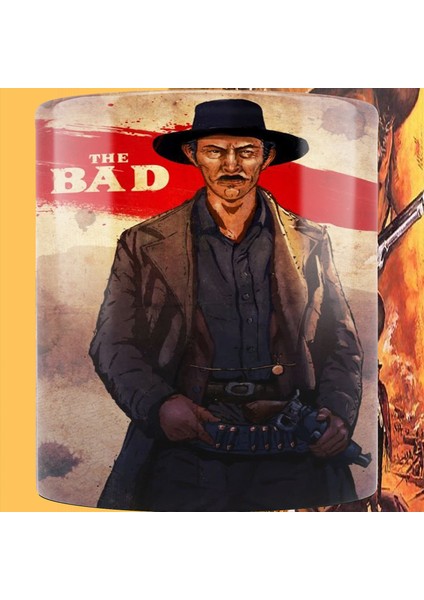The Good The Bad The Ugly İyi Kötü Çirkin Tam Baskılı Porselen Kupa fiyatları