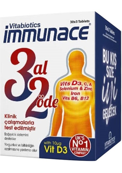 Immunace 3 x 30 Tablet