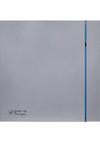 Dekoratif Gri Havalandırma Fanı Grey Silent 100 Cz Design Ultra Sessiz Banyo Wc Aspiratörü Soler Palau Estetik Dizayn