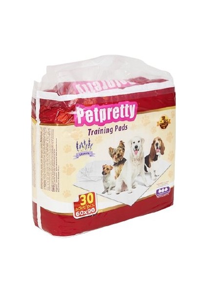 Petpretty Tuvalet Eğitim Çiş Pedi Lavantalı 60X90 30'lu fiyatları