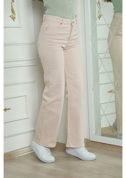 Bayan Bol Paça Kot Pantolon 41214 fiyatları