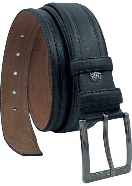 Siyah Suni Deri Desenli 3.5 Cm.lik Klasik Kemer - 8000-61-22K-112 fiyatları