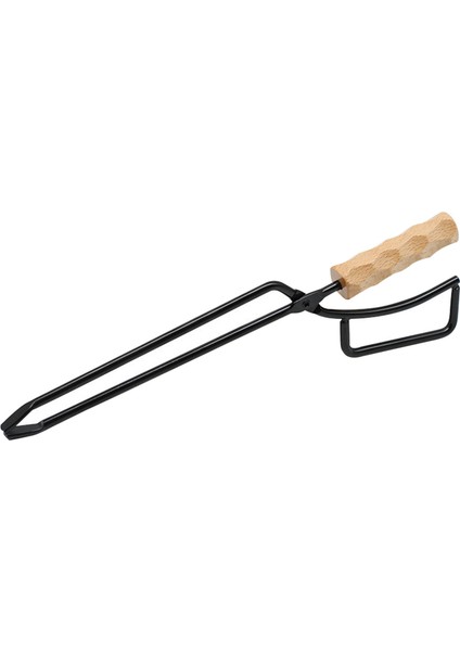 Uzun Şömine Maşa Kamp Günlüğü Kapmak Için Kapma Fırın Pençesi Yürüyüş Için Kapalı / Açık Ahşap Saplı