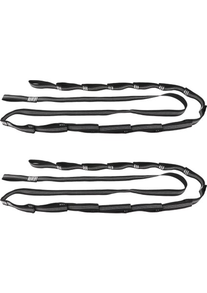 2 Parça Hamak Yatak Ağacı Asılı Sapanlar Dokuma 14 Ayarlanabilir Döngüler Beyaz fiyatları