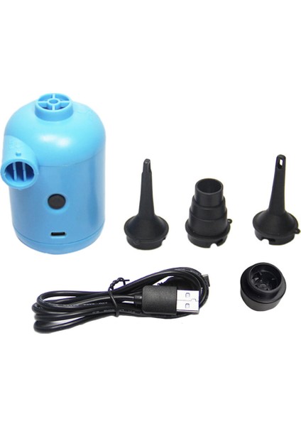 3 Başlıklı Mini Hava Pompası - Mavi/Siyah (Yurt Dışından) fiyatları