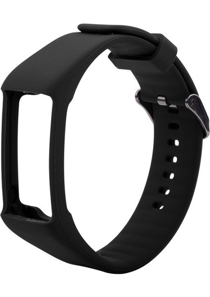 Silikon Yedek Bilek Kayışı Polar A360 A370 Gps Akıllı Izle Siyah