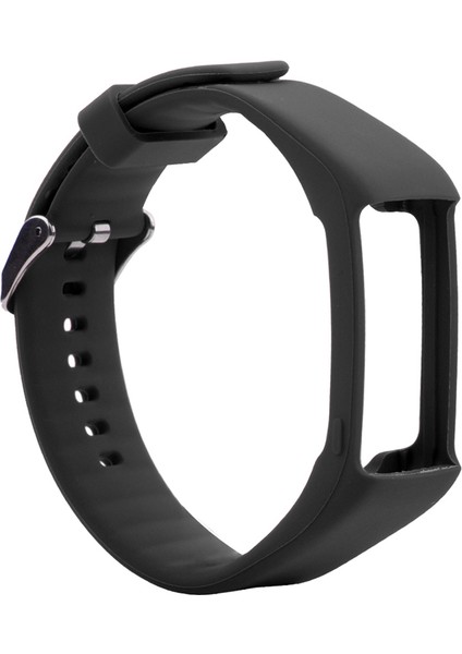 Silikon Yedek Bilek Kayışı Polar A360 A370 Gps Akıllı Izle Siyah