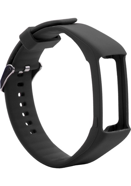 Silikon Yedek Bilek Kayışı Polar A360 A370 Gps Akıllı Izle Siyah