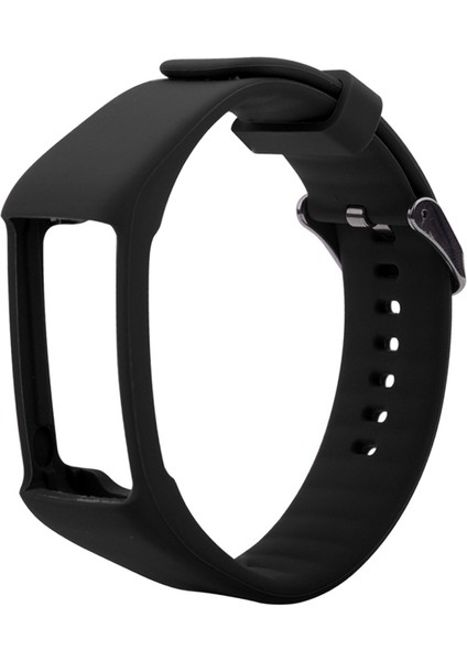 Silikon Yedek Bilek Kayışı Polar A360 A370 Gps Akıllı Izle Siyah