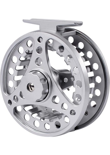 Alüminyum Alaşımlı Fly Fishing Reel 5/6, 7/8, 9/10 Ağırlık 2 + 1 Rulmanlar 75MM Gri