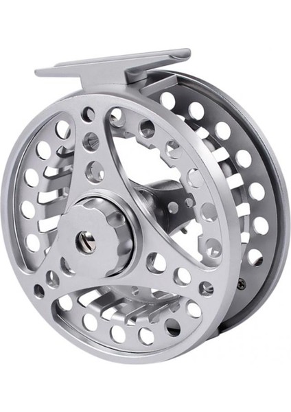 Alüminyum Alaşımlı Fly Fishing Reel 5/6, 7/8, 9/10 Ağırlık 2 + 1 Rulmanlar 75MM Gri fırsatları