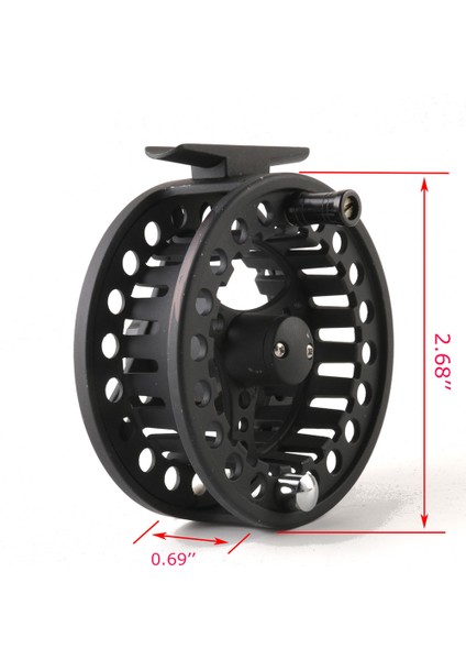 Alüminyum Fly Balıkçılık Reel Balıkçılık Gemi Sal Siyah Buz Balıkçılık Reel Makarası fırsatları