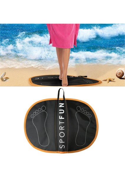 Dayanıklı Su Geçirmez Surf Wetsuit Değiştirme Mat Katlanabilir Taşıma Ayakları Pad(Yurt Dışından)