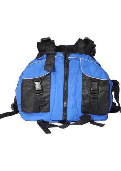 Hayat Ceketler Yetişkin Kayak Yüzme Tekne Yelek Farklı Yükseklikler Yetişkinler Için (Genellikle 25-90 kg Kullanılabilir) - Mavi