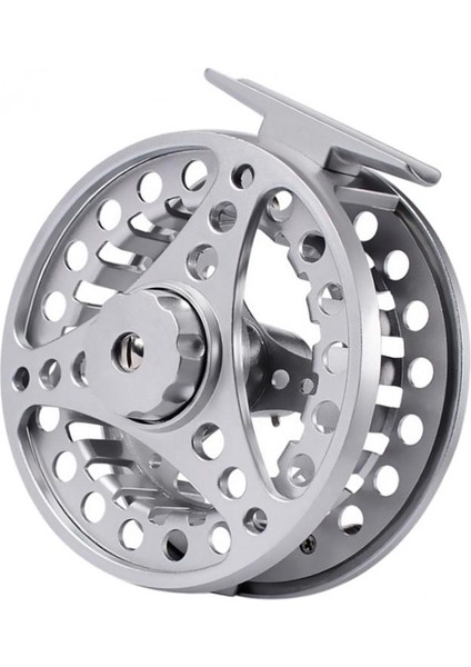 Alüminyum Alaşımlı Fly Fishing Reel 5/6, 7/8, 9/10 Ağırlık 2 + 1 Rulmanlar 95MM Gri fırsatları
