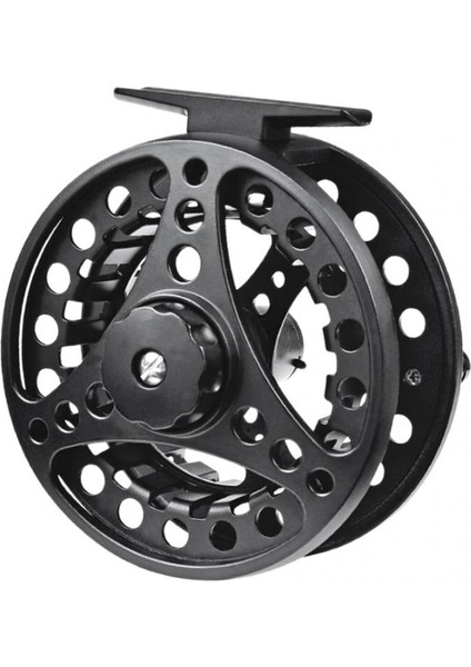 Alüminyum Alaşımlı Fly Balıkçılık Reel 5/6, 7/8, 9/10 Ağırlık 2 + 1 Rulmanlar 75MM Siyah fırsatları