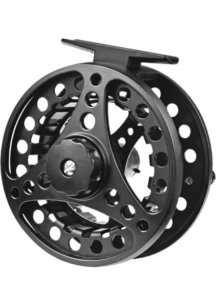 Alüminyum Alaşımlı Fly Balıkçılık Reel 5/6, 7/8, 9/10 Ağırlık 2 + 1 Rulmanlar 75MM Siyah indirimleri